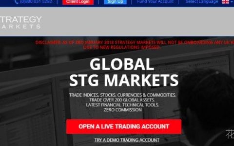 FCA将Strategy Markets列入黑名单 称其可能是金融骗局