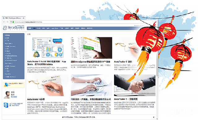 外汇软件开发商MetaTrader推出中文版技术支持网站