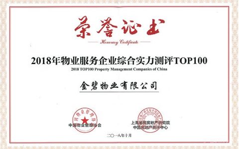 中国百强物业发布 恒大金碧物业名列第六