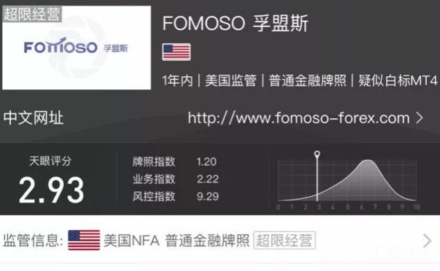 FOMOSO孚盟斯盈利后平台不承认 最后连本金一起扣留