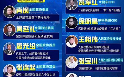 政协委员、企业代表共话2020中国经济危与机 建言后疫情时代的数字新基建