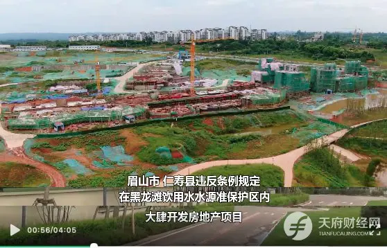 四川眉山黑龙滩水源地20个违法项目怎么办?政府明确“整改不到位不收兵”!