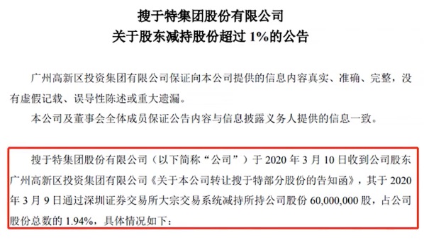 疫情期间的口罩牛股搜于特，3年亏掉70亿，不等退市股价提前下课