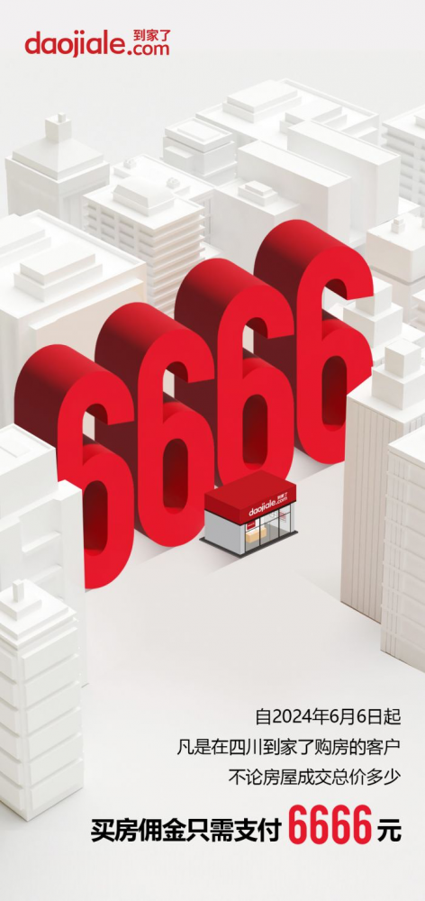 6666！四川到家了重磅推出购房优惠活动