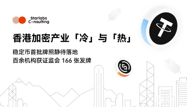 香港加密产业“冷”与“热”：稳定币首批牌照静待落地，百余机构获证监会166张发牌