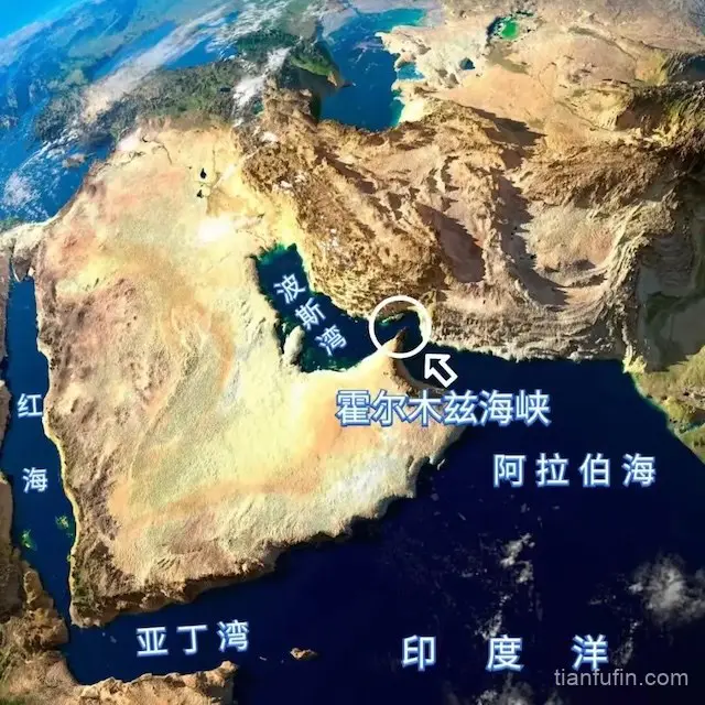 霍尔木兹海峡地理位置